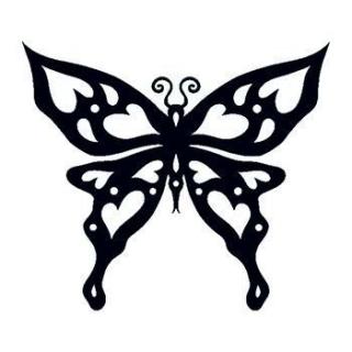Motýl svítící ve tmě - tribal nalepovací tetování