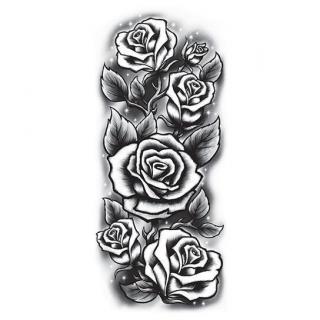 Růže - velké nalepovací tetování