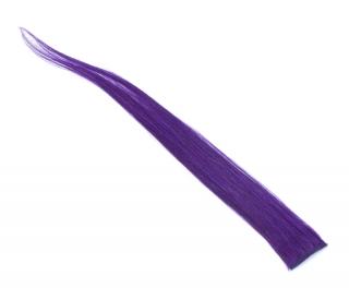 Clip IN pramínek 50cm - odstín fialová