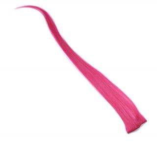 Clip IN pramínek 50cm - odstín růžová