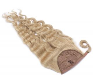 Vlnitý Clip IN culík k prodloužení 50cm - odstín přírodní blond