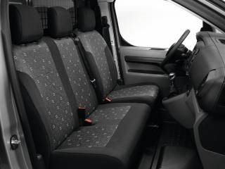 Autopotahy sedadlo řidiče a 2místná lavice spolujezdců Tissu Alix Peugeot Traveller