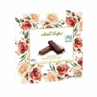 Grazioso Premium Selection motiv růže - čokoládové tyčinky 200g