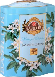 Vintage Blossoms Jasmine Dream - černý aromatizovaný sypaný čaj v plechové dóze 100 g