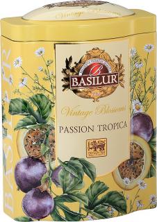 Vintage Blossoms Passion Tropica - zelený aromatizovaný sypaný čaj v plechové dóze 100 g