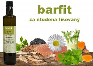 BARFIT za studena lisovaný olej - lososový+lněné sem.500ml