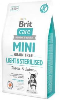 Brit Care MINI Grain Free Light & Sterilised 2kg