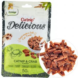 Dentalight Catnip Delicious krabí maso 50g