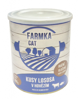 FARMKA CAT s lososem 800g