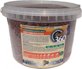 Gusto cat adult mix hovězí, kuřecí, zelenina3L