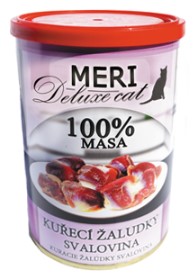 MERI CAT deluxe kuřecí žaludky - svalovina 400g