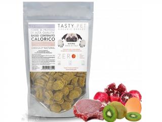 TASTY PET adult/puppy Monoproteinové SUŠENKY s vepřovym a granátovým jablkem GASTROINTESTINAL 80g