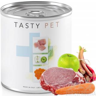 TASTY PET adult/puppy s vepřovým masem a mrkví 400g