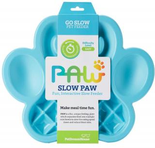 Zpomalovací miska Paw Slow Feeder - modrá