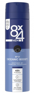 8x4 Men Deodorant N° 17 Oceanic Boost 150 ml