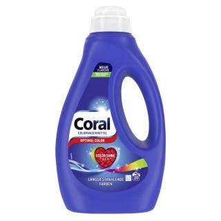 Coral Optimal Color prací gel 1l, 20 dávek pracích dávek  - originál z Německa