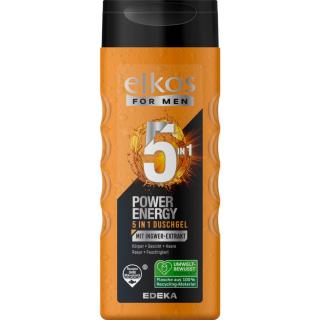 Elkos Men POWER ENERGY 5v1 sprchový gel s mentolem 300ml