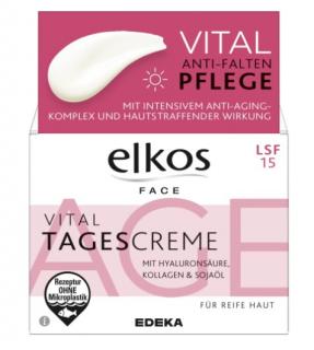 Elkos Vital Anti-Aging denní krém proti stárnutí pleti 50ml  - originál z Německa