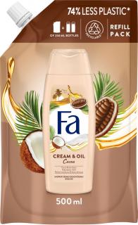 Fa Men Cream & Oil sprchový gel, náhradní náplň 500 ml  - originál z Německa