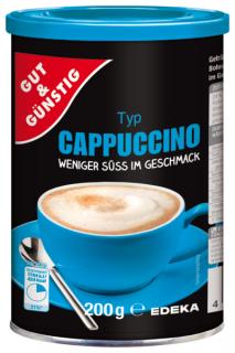 G&G Cappuccino méně sladké 200 g  - originál z Německa