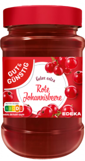 G&G Červený rybíz džem s  50% ovoce, 450g  - originál z Německa