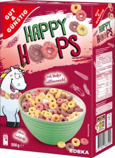 G&G HAPPY HOOPS celozrnné ovesné kroužky 500g