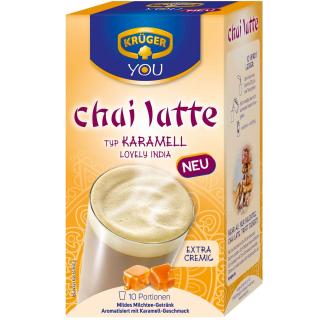 Krüger YOU chai latte Karamelová Indie 10 ks, 250 g