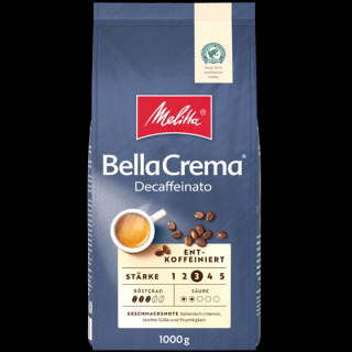 Melitta BellaCrema bez kofeinová zrnková káva 1kg