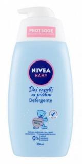 Nivea Baby pečující gel na vlasy a tělo 500 ml