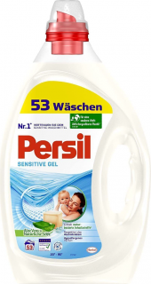 Persil Sensitive Gel pro citlivou pokožku, 53 dávek, 2,65 l  - originál z Německa