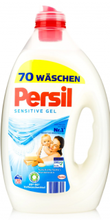 Persil Sensitive Gel pro citlivou pokožku, 70 dávek, 3,5 l  - originál z Německa