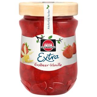 Schwartau Extra Jahodový džem s vanilkou 340g