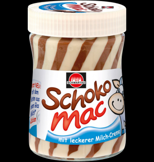 Schwartau SchokoMac čoko-mléčný krém 400g  - originál z Německa