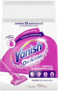 Vanish Oxi Action prášek na čištění koberců a polstrování pro vysávání 820 g  - originál z Německa