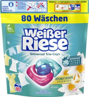 Weisser Riese Universal Trio Caps Aromaterapie s vůní lotosového květu 80 dávek 960 g