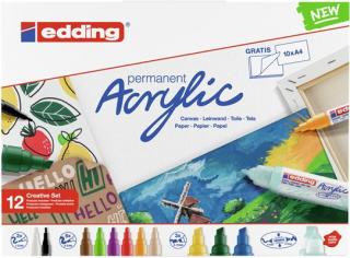 Edding Acrylic creative set  12 barev