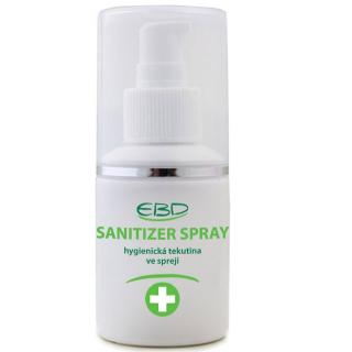 SANITIZER SPRAY - hygienická tekutina s vysokým obsahem alkoholu ve spreji 80 ml (EBD)