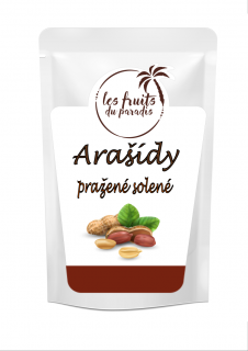 Arašídy pražené solené 38/42 1 kg LES FRUITS DU PARADIS