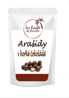 Arašídy v hořké čokoládě 200 g LES FRUITS DU PARADIS
