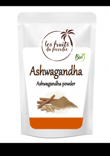 Ashwagandha prášek BIO 125 g LES FRUITS DU PARADIS