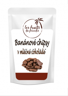 Banánový chips v čokoládě 1 kg LES FRUITS DU PARADIS