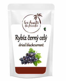 Černý rybíz sušený celý 500 g LES FRUITS DU PARADIS