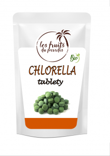 Chlorella tablety 500 mg BIO 250 g LES FRUITS DU PARADIS