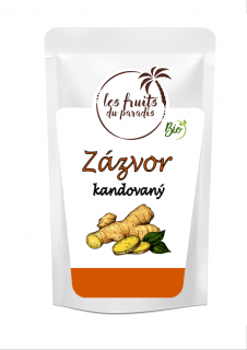 Kandovaný zázvor BIO 1 kg LES FRUITS DU PARADIS