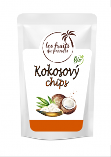 Kokosové chipsy Bio neslazené RAW 150 g LES FRUITS DU PARADIS