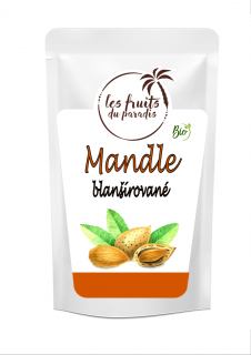 Mandle blanšírované BIO 1 kg LES FRUITS DU PARADIS