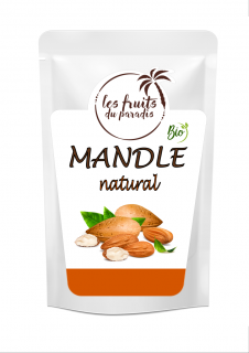 Mandle Natural BIO 500 g LES FRUITS DU PARADIS