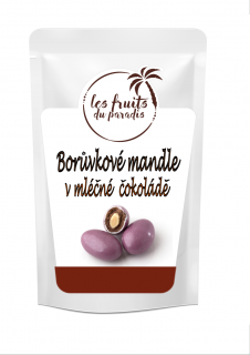 Mandle v čokoládě s borůvkovou polevou 200 g LES FRUITS DU PARADIS