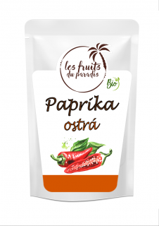 Paprika pálivá mletá BIO 250 g LES FRUITS DU PARADIS