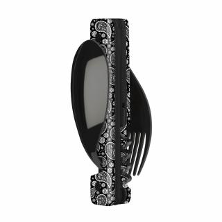 Magnetický příborový set Akinod black mirror finish Black Bandana